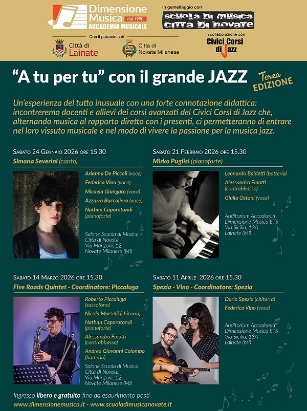 A tu per tu con il grande jazz
