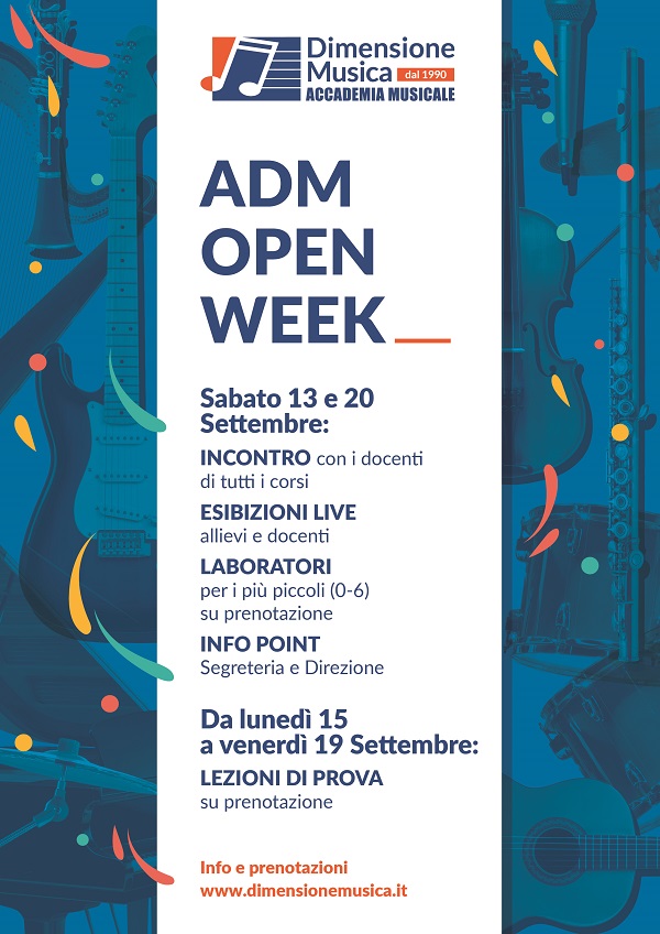 Open Week - 13 e 20 Settembre
